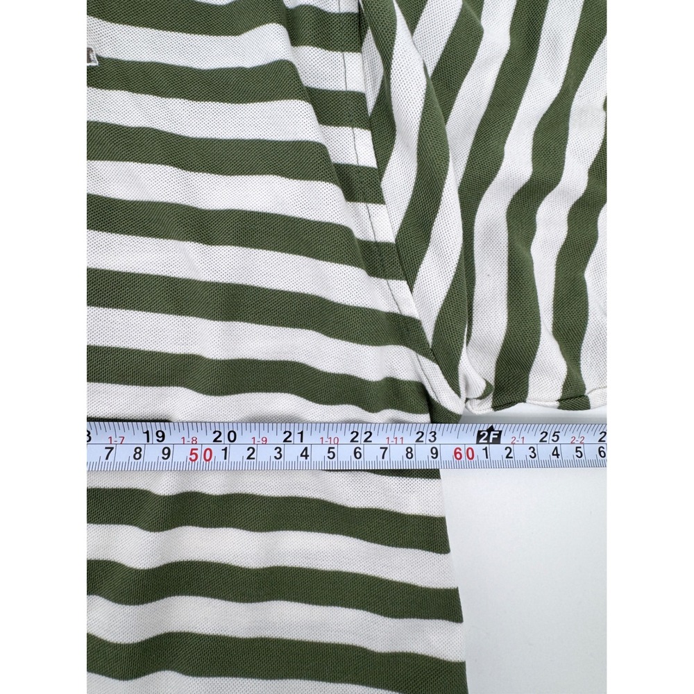 Fairway Greene Pinehurst 1895 Polo Shirt Mens Large Green Striped Golf - Picture 9 of 10